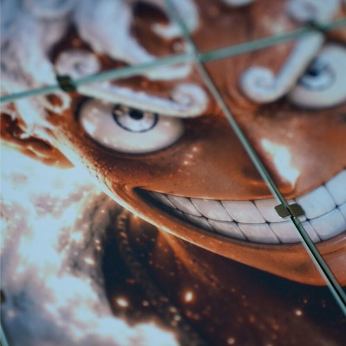 One Piece Gear 5 Luffy 4 Panel Wall Art set