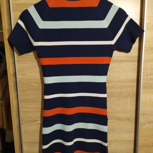 Minkpink dress used, mini fitted with colorful stripes
