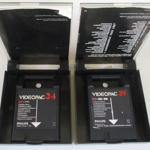 Philips Videopac G7000 retro games used, pack of 9