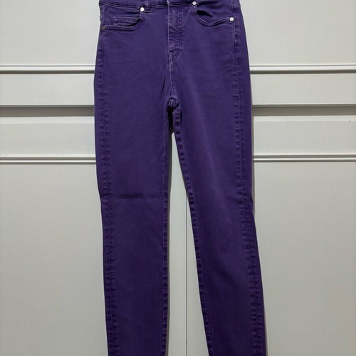 Gaelle Paris jeans slim fit purple, high waist, like new, size 27