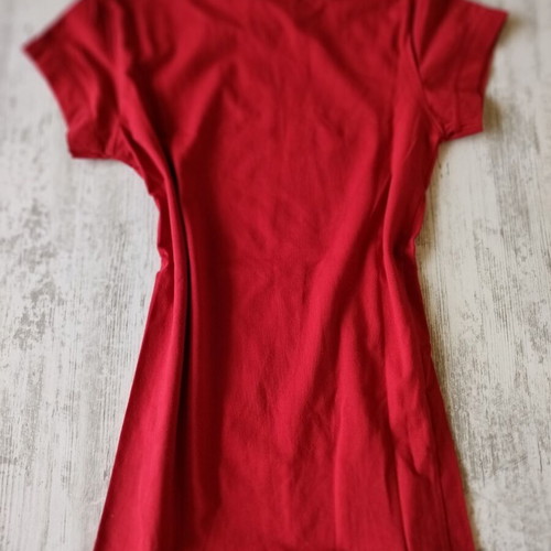 Red T-shirt with Print like New, Size M