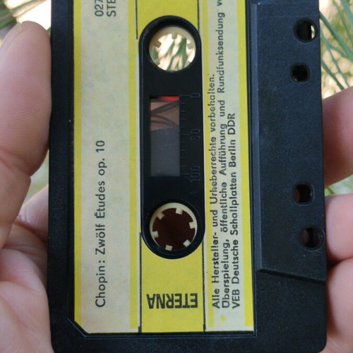 Chopin Etudes cassette tape Maurizio Pollini vintage ETERNA DDR