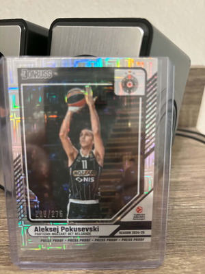 Aleksej Pokusevski Partizan Euroleague Card like new