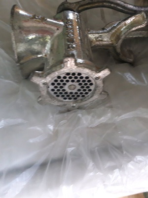 Old meat grinder