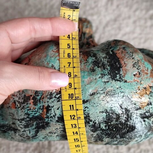 Decorative handmade pumpkin with Papier mache technique new