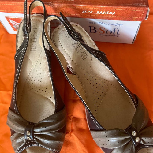 B-Soft platform shoes new size 41 leather orthopedic comfortable