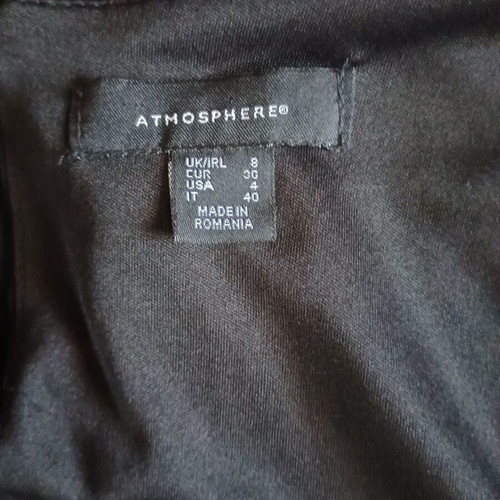Dress Atmosphere sleeveless black airy size 36 used
