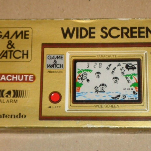 Parachute Nintendo Game and Watch handheld used from 1981
