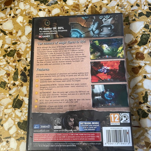 Torchlight for PC like new with accessories