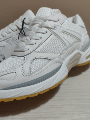 Zara white sneakers size 38 new