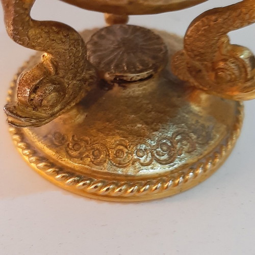 Silver 925 'Kosmima' cup by Zolotas used, decorative vintage piece