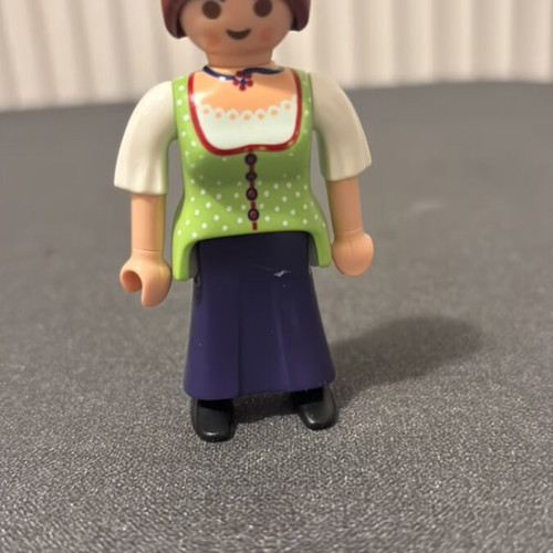 Playmobil woman with German costume used