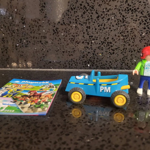 Playmobil 5382 Boy with Go-Kart like new