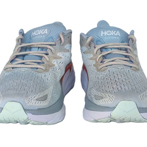 Hoka One One Clifton 8 used colorful sports shoes, size 41