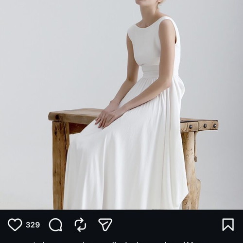 Wedding dress Ioanna Kourbela like new with free crown