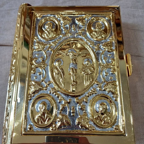 Gospel new gold-plated silver bronze 20×16×4 cm