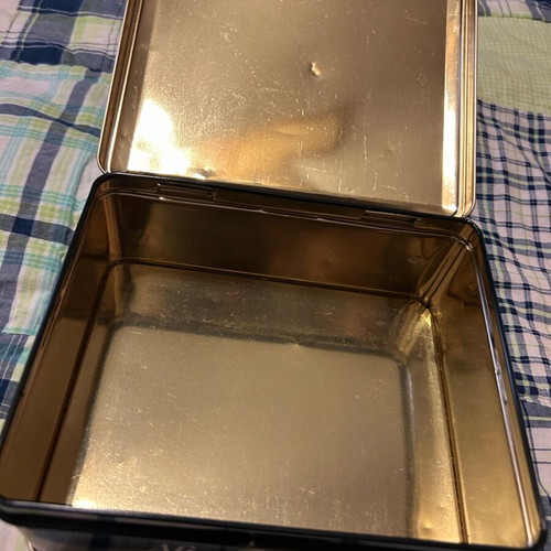 After Eight storage tin used, collectible from 1995