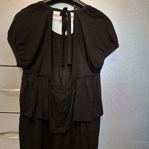 Denny Rose short-sleeve blouse like new, black, size M