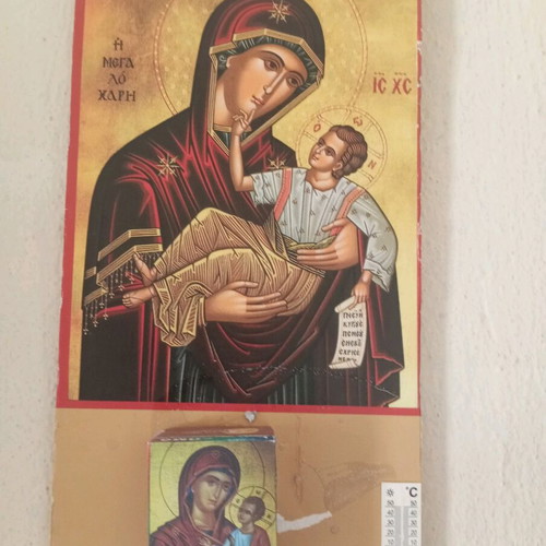 CLEARANCE. The Virgin Mary in wall picture and calendar