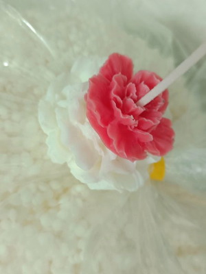 Soy candle with fragrance handmade, 4 cm diameter