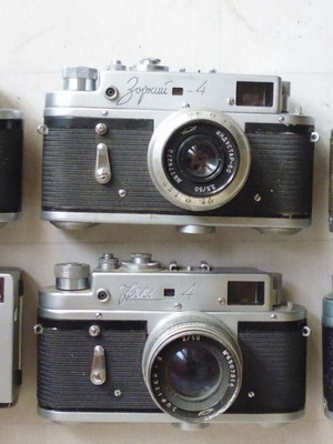 Zorki фотоапарати употребявани, редки бройки