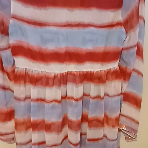 Kaftan dress like new, blue and red, size L