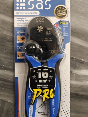 Crimping tool for terminals up to 16mm, new