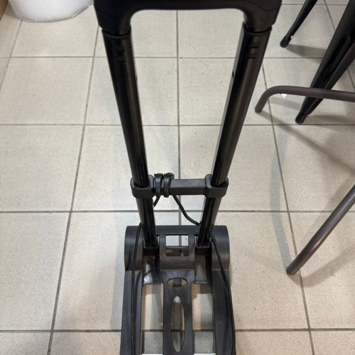 Folding transport trolley like new, load capacity up to 50kg, black