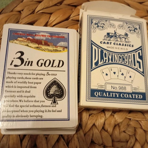Poker playing cards like new, 54 cards
