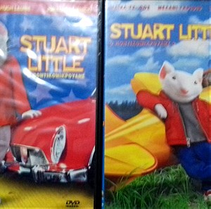 2 dvd Ο ποντικομικρούλης + Ο ποντικομικρούλης 2-----  Stuart Little + Stuart Little 2