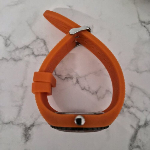 Guess wristwatch women's new with orange silicone strap