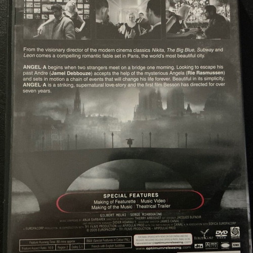 Angela DVD used, action movie by Luc Besson