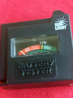 Battery tester used tool for battery charge check