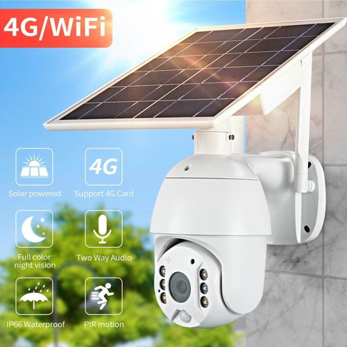 Solar Camera 4G with SIM Card new