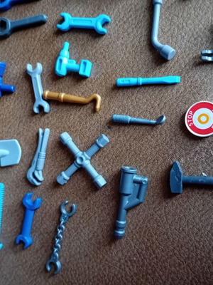 Playmobil tools like new, accessory set