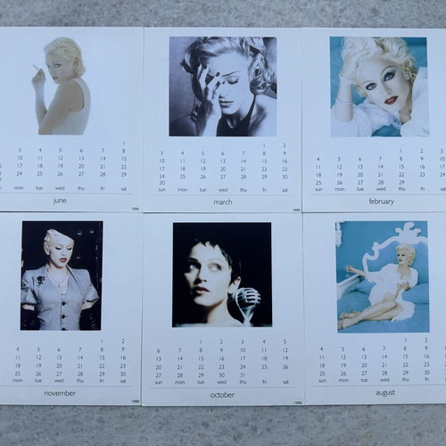 Madonna You'll See limited edition CD single with 1996 calendar