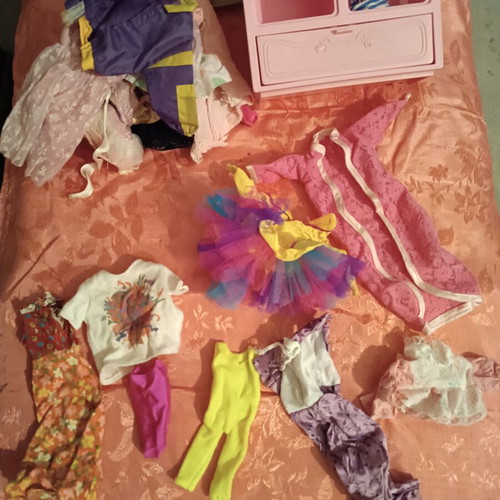 Barbie vintage clothes used, 90s collection