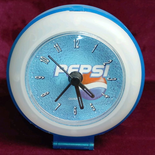 Collectible Pepsi tabletop clock used