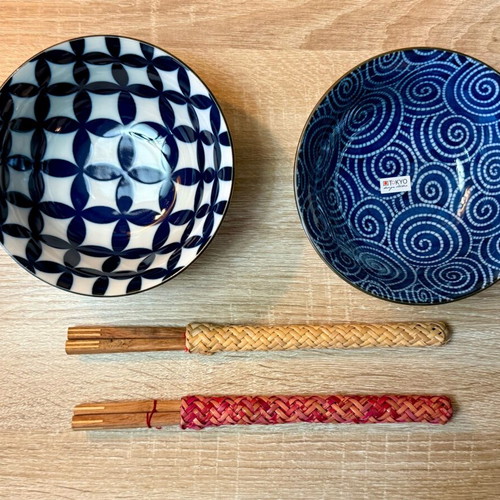 Japanese Bowl Set Tokyo Design Studio new with chopsticks