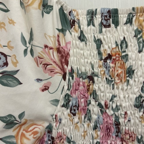 Maxi dress 5XL floral pastel, new