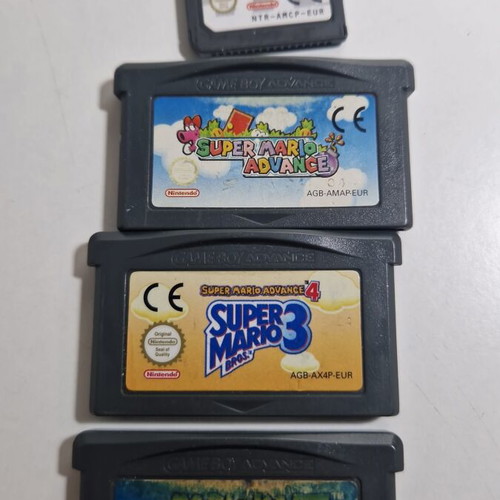 Super Mario games for Game Boy Advance and Nintendo DS, like new, pack of 4