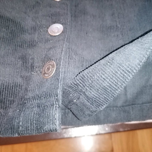 Stradivarius black corduroy skirt like new, size L