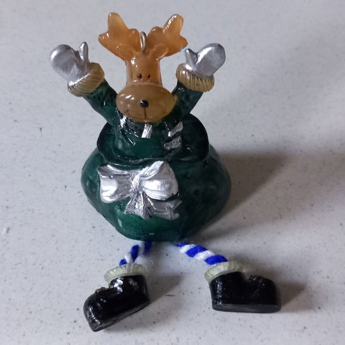 Decorative reindeer like new with battery