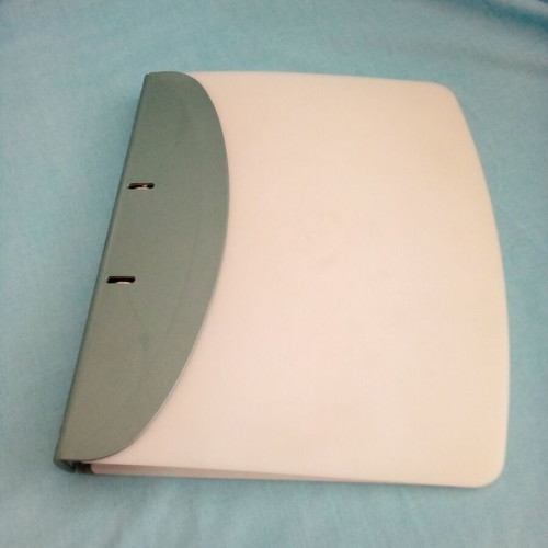 Plastic semi-transparent folder almost like new