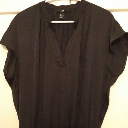 H&M black blouse dress used, size L/40/12