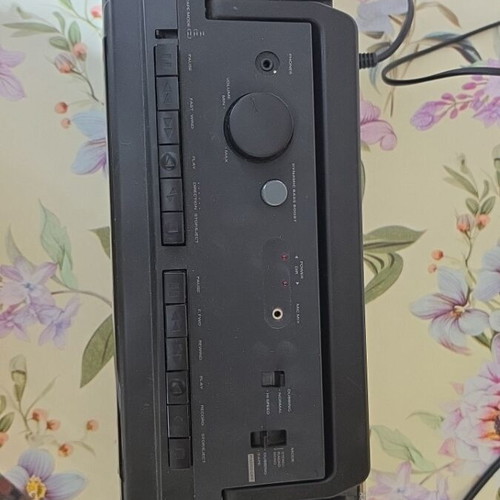 Philips AW 7324 double cassette player with radio
