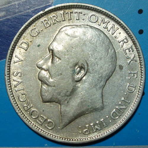 1 Florin 1920 Μεταχειρισμένο, George V, Ηνωμένο Βασίλειο