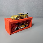 3D printed container display base for 1:64 models