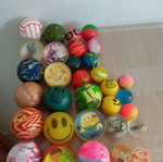 Crazy balls used, assorted lot