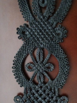 Handmade leather wall decor like new